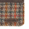 HT Tweed Card Holder - Country Houndstooth - Petrol Rust