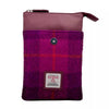 Mini Crossbody Bag - Purple Check