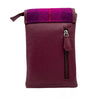 Mini Crossbody Bag - Purple Check