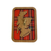 Small Framed Scotland Map Clock - Royal Stewart