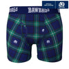 Scotland Rugby Tartan Cotton Boxer Shorts - S