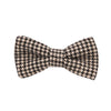 Heritage Tweed Bow Tie - Blk Wht Dogtooth