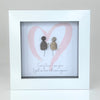 Mini Pebble Frame - WHITE - Every time I see you I fall in love all over again