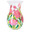 Flower Vase Glass Tulips