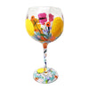 Flower Gin Glass Sunshine Delight