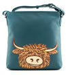 Bellas Head Cross Body Bag Teal