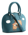 Bella Zip Round Grab Bag Teal