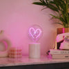 Pink Heart Bulb