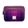 Camera Bag - Purple Check