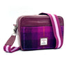 Camera Bag - Purple Check