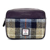 Camera Bag - Blue/Brown Check