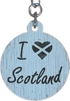 I Heart Scotland Keyring