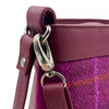 Large Shoulder Bag - Purple Check