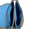 Mini Crossbody Bag - Blue/Brown Check
