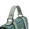 Medium Satchel - Green Dogtooth