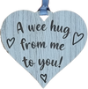 A Wee Hug Engraved Heart