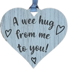 A Wee Hug Engraved Heart