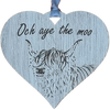 Och aye the moo Engraved Heart