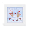 Mini Pebble Frame - WHITE - Christmas