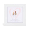 Mini Pebble Frame - WHITE - The love between a mother and daughter is forever