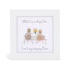 Mini Pebble Frame - WHITE - Mum All that I am or hope to be