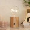 Wireless Natural Wood Lamp