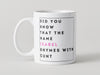 Personalised Mug - Rhymes