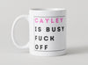 Personalised Mug - Busy