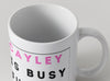 Personalised Mug - Busy