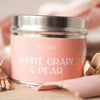 Paint Pot Candle - White Grape & Pear