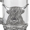 Glass/Pewter Highland Cow Tankard