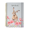 A4 Hare Notebook - Field of Flowers