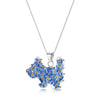 Silver Pendant - Forget-me-not - Scotty Dog