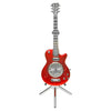 Red Les Paul Guitar Clock