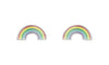 Indulgence -Silver Rainbow Stud Earrings