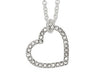 Indulgence - Silver Crystal Heart Necklace