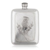 Embossed Thistle Luxury Pewter Hip flasks embossed designs showing a Scottish Thistle. A a beautiful idea for storing your drink. 