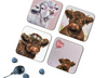 Cute Set of 4 Placemats