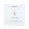 **Joma Jewellery - Birthstone A Little Necklace February Amethyst