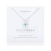 **Joma Jewellery - Birthstone A Little Necklace December Turquoise