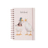 A5 Duck Notebook - Not a Daisy Goes By (Pink)