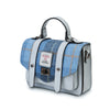 Baby Satchel - Blue Tartan