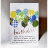 Birthday Balloons Lad Card