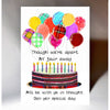 With Ye in Thought Oan Year Birthday Card