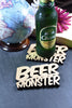 Wooden Coaster - Beer Monster