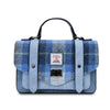 Medium Satchel - Blue Tartan