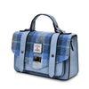 Medium Satchel - Blue Tartan