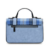 Medium Satchel - Blue Tartan