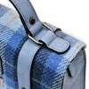 Medium Satchel - Blue Tartan