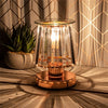Desire Aroma Lamp Rosegold Clear Crystal